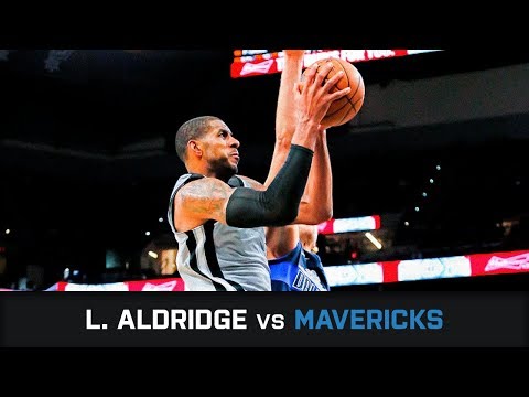LaMarcus Aldridge's Highlights: 33 PTS, 3 AST, 3 BLK, 2 STL vs Mavericks (27.11.2017)