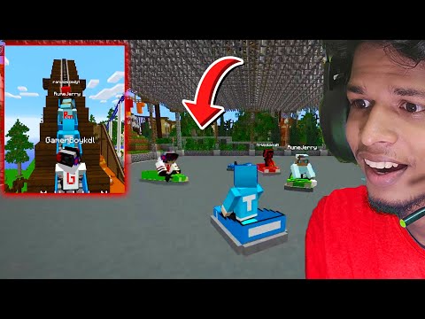 ULTIMATE Minecraft BUMBER Car in AMUSEMENT PARK 💥PART 2! 🎮