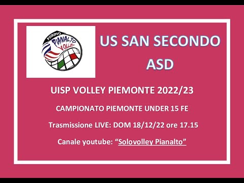 PIANALTO POIRINO U15F - US SAN SECONDO ASD _ UISP VOLLEY PIEMONTE Campionato 2022/23 Under 15 Fem