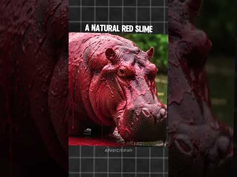 Hippos Run Underwater #hippo #shorts #facts #didyouknow #animalfacts #wildlife #animals