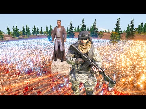 15,000,00 million zombies attack 2 armies !!   Ultimate Epic Battle Simulator 2 - UEBS 2 | 4K