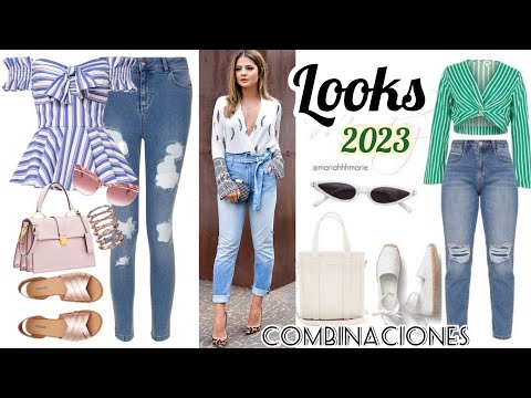 MODA 2023 OUTFITS CÓMO Vestir CON ROPA BONITA, BÁSICA Y SENCILLA LOOKS  CASUALES TENDENCIAS 2023