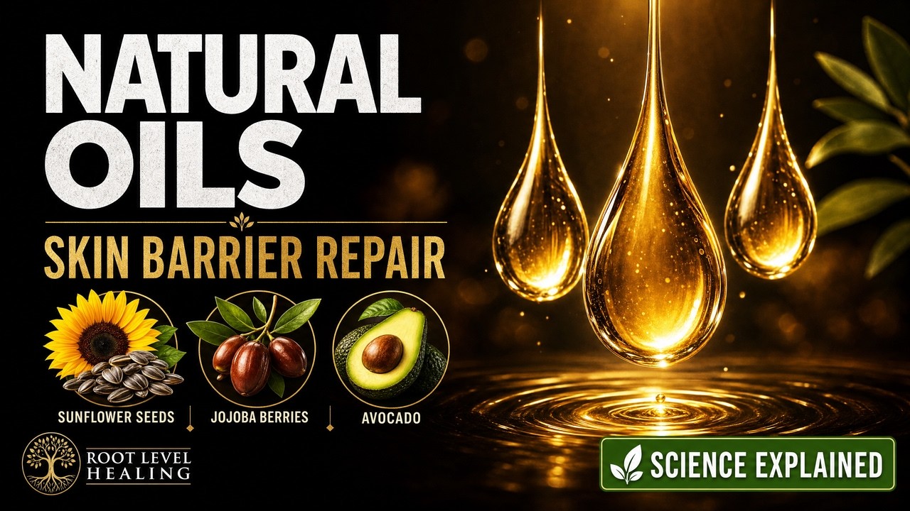 Natural Oils for Skin Barrier Repair: Sunflower, Jojoba & Avocado Explained Video