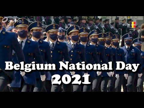 Belgium National Day | Royal Belgium Family attending Military and Civilian parade | 21 July 2021