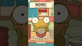 Download lagu Japan's Endless Noodles Defeated Kero | たべすぎ = Ate Too Much  #learnjapanese #animation #funny mp3