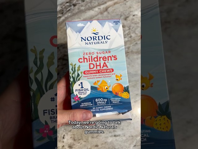 Vídeo relacionado con Gominolas de Omega 3 6 9 para Niños 400mg - 120 Unidades Sabor Fresa y Frambuesa, 2 Meses de Suministro - Omega 3 para Niños de 3 a 12 Años - Gominolas Veganas, Sin Lactosa y Sin Gluten, Omega Kids