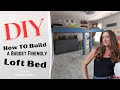 DIY Loft Bed Build on a Budget! For Any Size Room!
