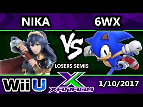 S@X 184 - Nika (Lucina, Marth) Vs. Circa | 6WX (Sonic) - SSB4 Losers Semis - Smash for Wii U