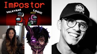 Logic sings CORPSE&#39;s newest song! | Logic is a fan of Corpse? | Rae and Logic imposter round!