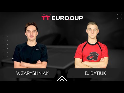 18:50 Vadym Zaryshniak - Dmytro Batiuk 19.10.2025 TT Euro.Cup Ukraine Master. TABLE 4