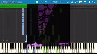 At Most a Kiss Blossoms Piano Tutorial (synthesia)