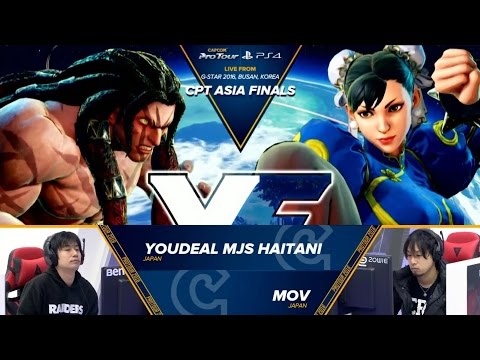 SFV: YOUDEAL MJS Haitani vs MOV - CPT Asia Finals Top 8 Winners Final - CPT2016