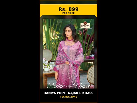 Haniya Print Najar E Khass – product video thumbnail