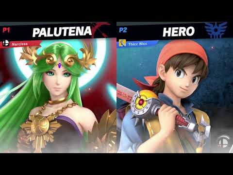 Narcissa (Palutena) vs thicc nicc (Hero, Ridley)