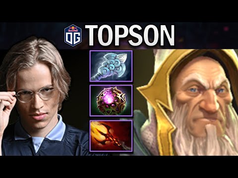 OG.TOPSON KEEPER OF THE LIGHT WITH 21 KILLS - DOTA 2 7.30 GAMEPLAY