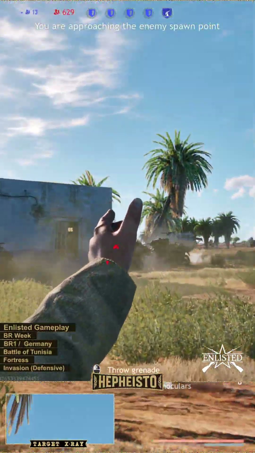 Saboteur eliminates Tank M3 Sturat with Flamethrower with Explosion Pack