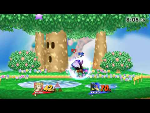 Zelda Vs. Falco- Smash Wii U