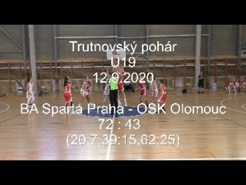 2020 0912 U19 Trutnovský pohár _ BA Sparta Praha - OSK Olomouc