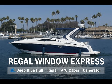 Regal 306 Window Express – Sleek Cabin Cruiser with Radar & Generator  by South Mountain Yachts