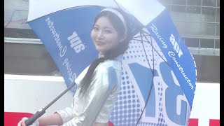 【 村上楓さん / 石鳥まいさん /  東条澪さん / 赤城ありささん 　apr victoria 】SUPERGT　ピットウォークの模様　SUGO  2024.09.22 （ぽぽちゃん/蒼乃茜さん）