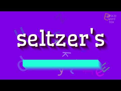 How to say "seltzer's"! (High Quality Voices)
