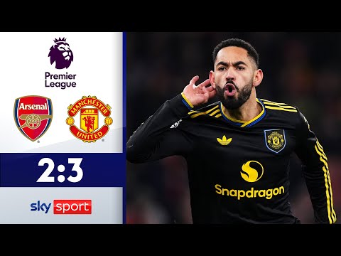 Zwei Superschüsse! United schlägt auch Arsenal! | FC Arsenal - Manchester United | Highlights