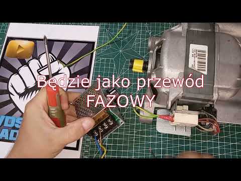 Jak podłączyć regulator obrotów do silnika z pralki Whirlpool
