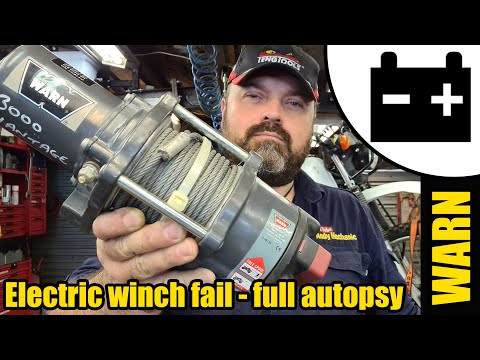 Warn winch failure   strip & inspection #1485