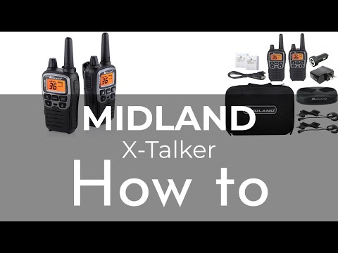 Midland X Talker Instructional Walk Though Radio Programming and use
