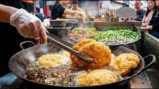 Fresh Oyster & Pork Fritters Fried in Sizzling Oil! Incredible Chinese Street Food