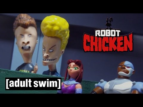 Beavis and Butt-head in Teen Titans | Robot Chicken | Adult Swim