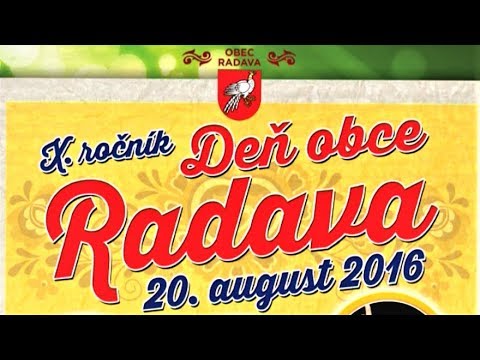 Deň obce Radava 2016