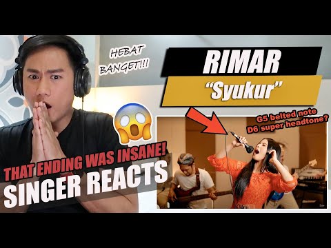 RIMAR X BUCK$ - SYUKUR | SINGER REACTION