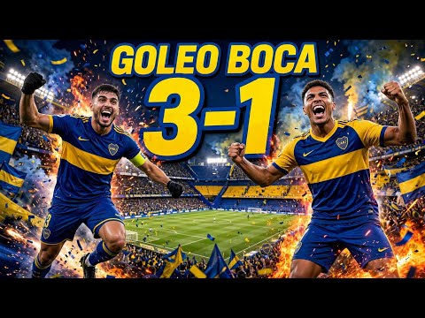 BOCA GOLEO 3-1 A CENTRAL CORDOBA | DOBLETE DE ROMERO Y GOLAZO DE VALENCIA