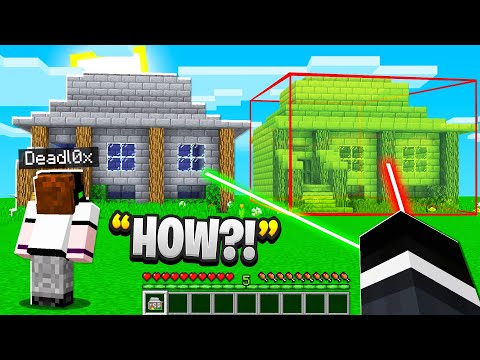 HACKING In A Minecraft Building Competition.. (XRAY)