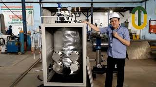 Steam Boiler fire tube pada proses makanan