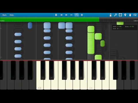 World War Z soundtrack // Muse - The 2nd Law - Isolated System piano tutorial synthesia