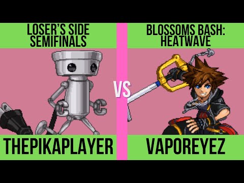 ThePikaPlayer (Chibi) vs. VaporeyeZ (Sora) - Loser's Semifinals - Blossoms Bash: Heatwave
