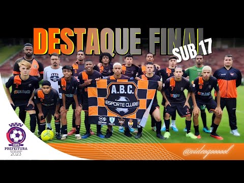 COPA BAHAMAS 2023 - DESTAQUE - CRIA DO A.E.U vs  ABC FC - FINAL - SUB 17 26/11/2023