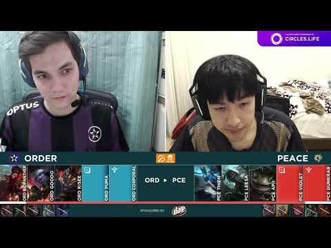 ORDER vs Peace | Week 2 Day 2 | 2022 LCO Split 2 Delivered by Menulog