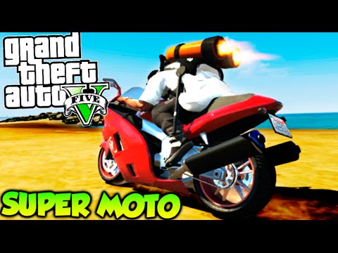 SUPER PROPELLED BIKE!!! TOP SPEED JETPACK FUNNY MOMENTS GTA 5 PC MODS Makiman