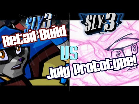 Hand-drawn Sly 3 Intro Cutscene - July prototype comparison