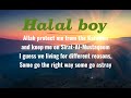 Halal boy (Slowed-Lyrics)