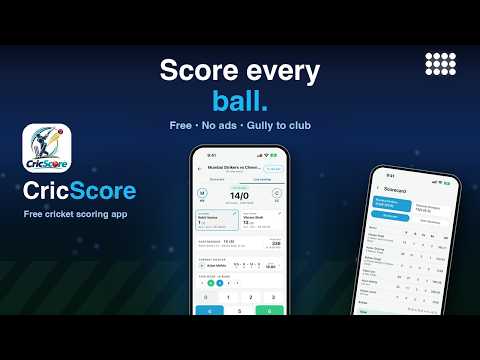 CricScore: Cricket Scoring App video thumbnail