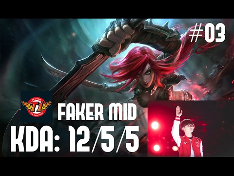 SKT T1 Stream: SKT T1 Faker MID Katarina vs Zed #03