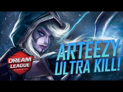 Arteezy gets an ultra kill! / DreamLeague Season 13
