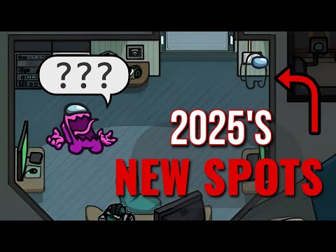 Top 10 Hiding Spots in 2025 (The Skeld) Among Us - HIDE N SEEK