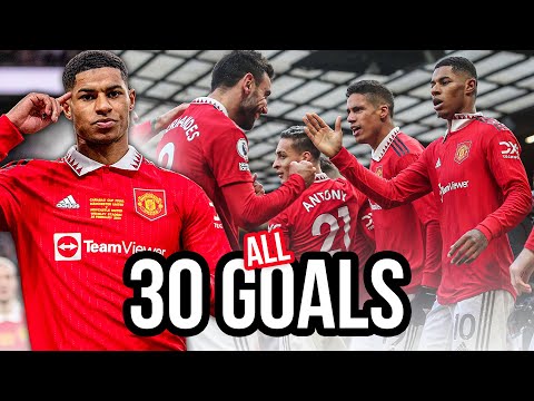 ALL OF RASHFORD'S 30 GOALS 🔥 | 2022/23
