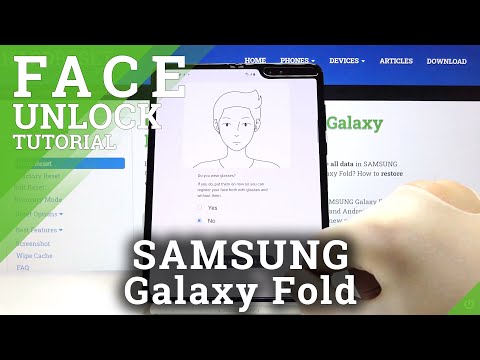 How to Activate Face Unlock in SAMSUNG Galaxy Fold – Face Recognition
