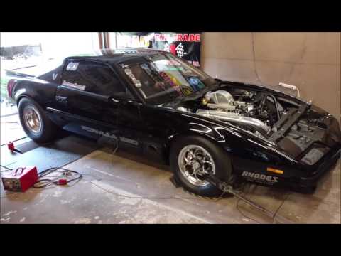 Don Barnett and Keith Hartsoe on the dyno at All Out Automotive